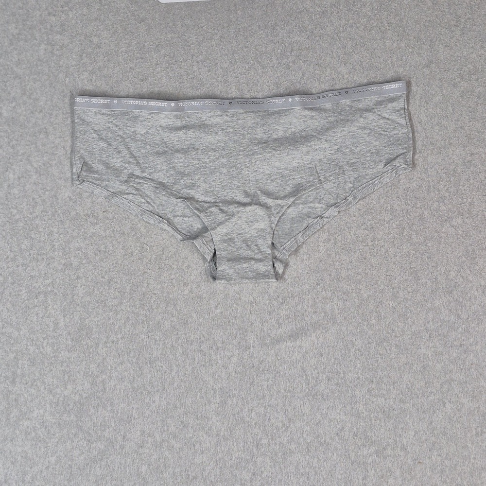 Victoria's Secret Women Panties XL Gray Cheeky Underwear Seamless‎ NWT